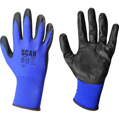 Scan N550118 Max - Dexterity Nitrile Gloves - Xl (Size 10)