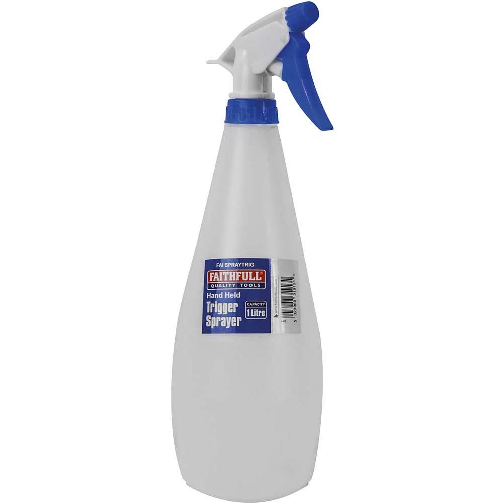 Faithfull SX-2063 Hand Held Trigger Spray Bottle 1 Litre - Image 1