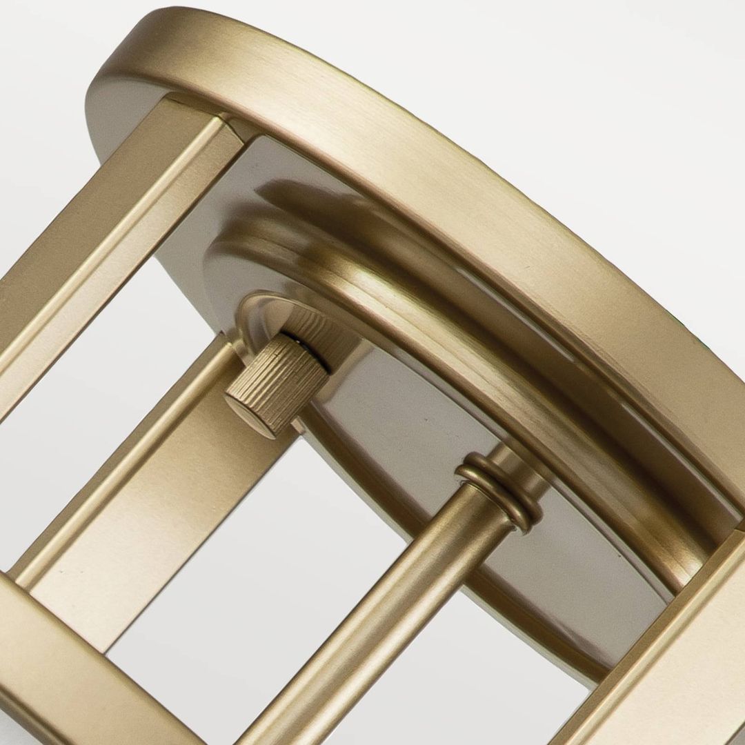 FEISS Fusion semi-flush ceiling light, natural brass - Image 1