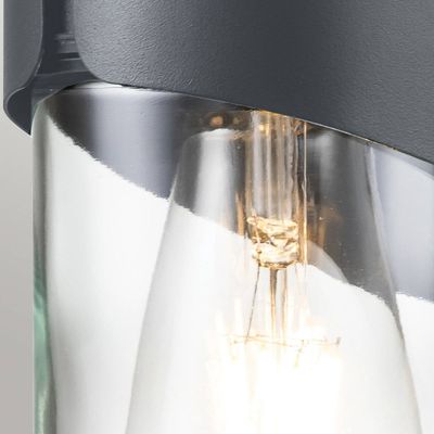 Porto Wall Light Grey - Grey - Thumbnail 2