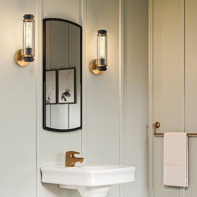 Elstead Lighting Masthead Wall Light Brass - Brass - Thumbnail 2