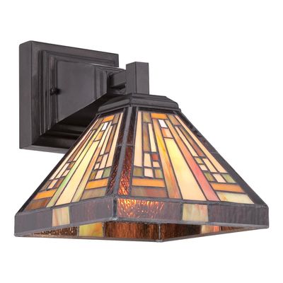 QUOIZEL Stephen wall light in a Tiffany style - Thumbnail 2