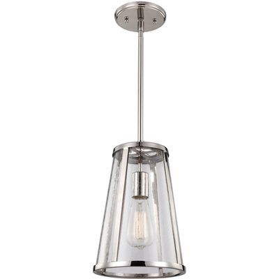 Elstead Lighting Harrow Pendant Light Nickel - Nickel