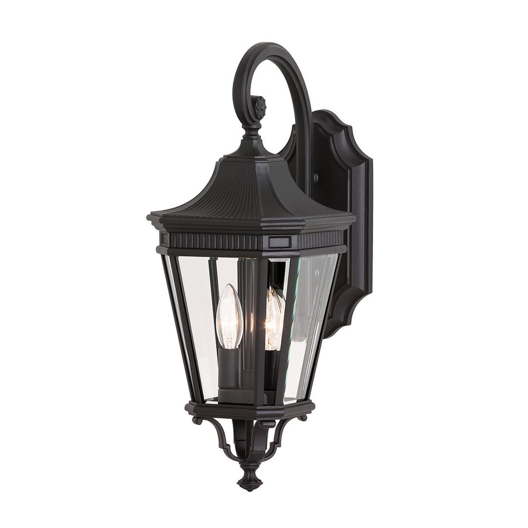 Elstead Lighting Cotswold Wall Light Black B - Black - Image 1