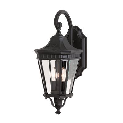 Elstead Lighting Cotswold Wall Light Black B - Black