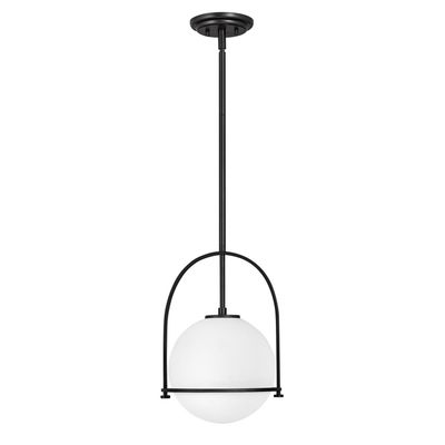 Quintiesse Somerset pendant light, black, 29 cm, 1-bulb - Thumbnail 2