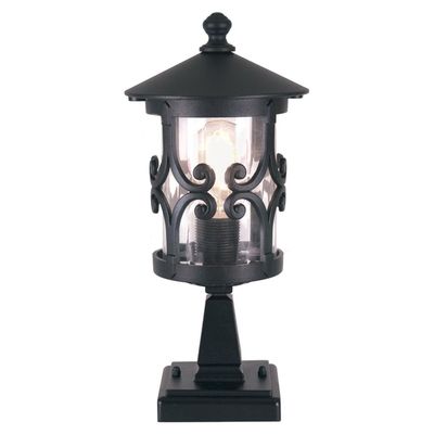 Hereford Pedestal Light Black - Black