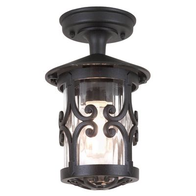 Elstead Lighting Hereford Wall Light Black D - Black - Thumbnail 2