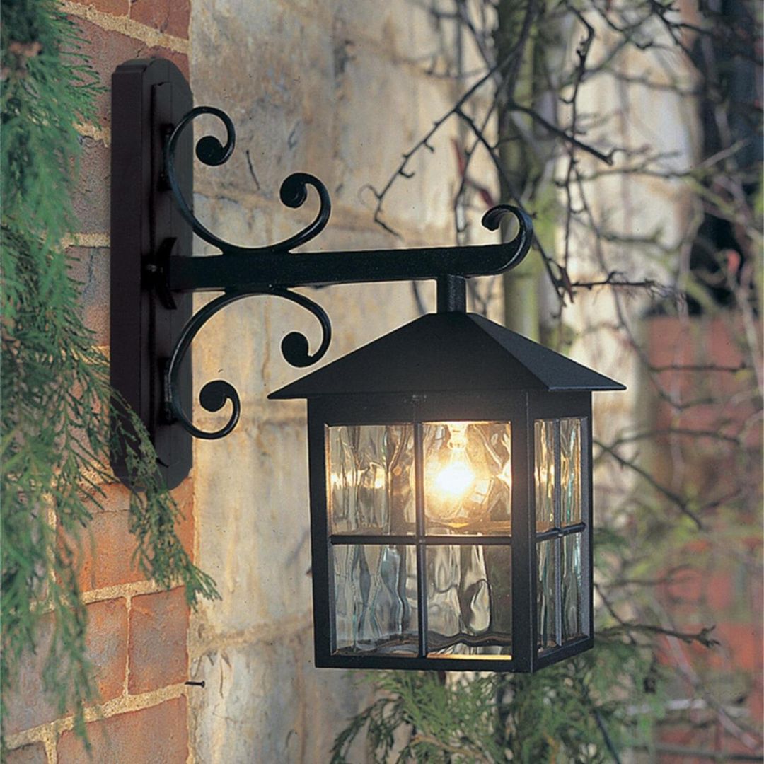 Elstead Lighting Winchester Wall Light Black A - Black - Image 1