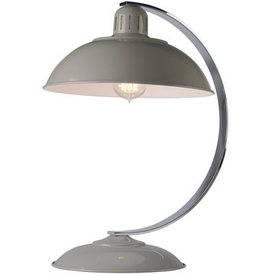 Elstead Franklin retro style table lamp, grey - Thumbnail 2