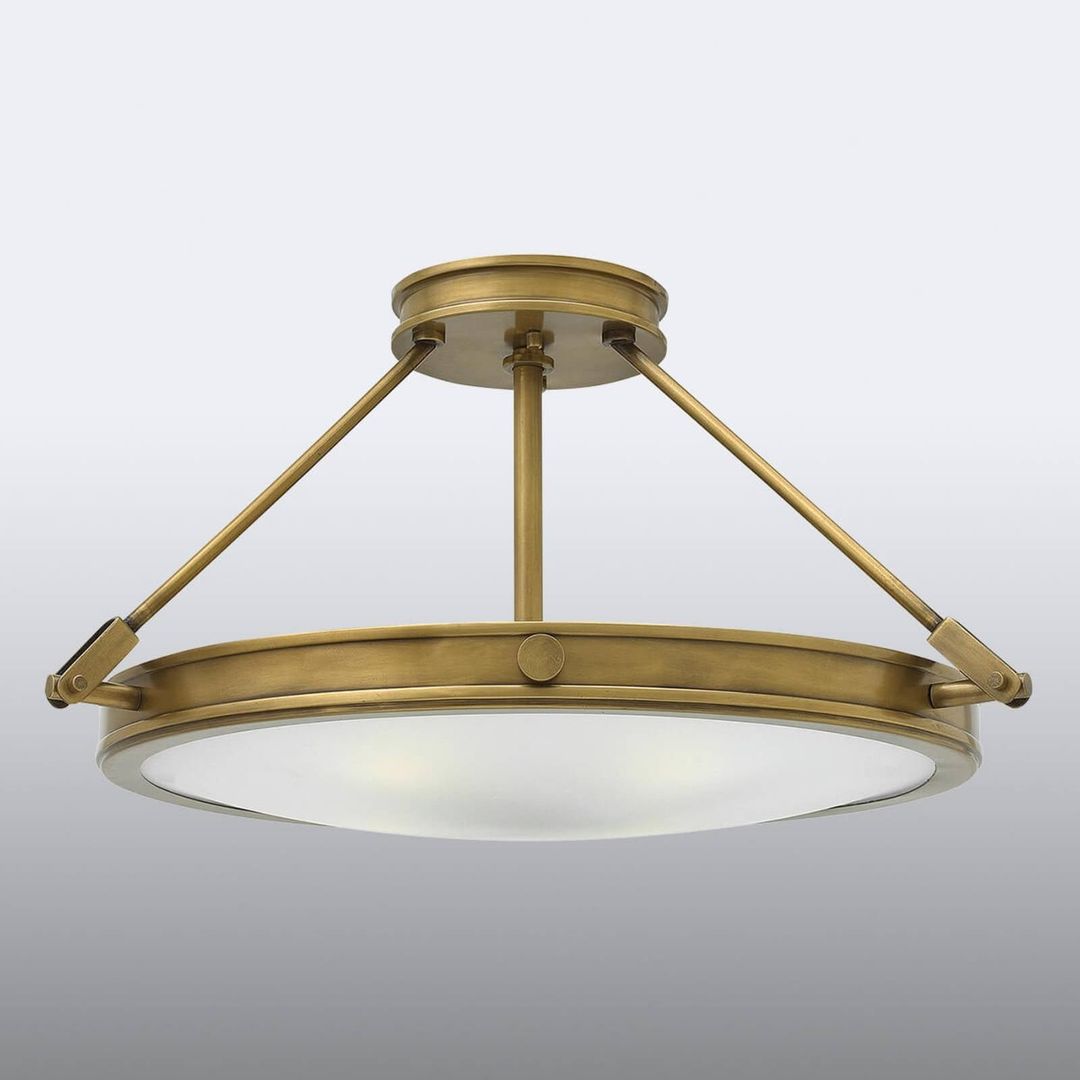 HINKLEY Collier - large semi-flush ceiling light - Image 1