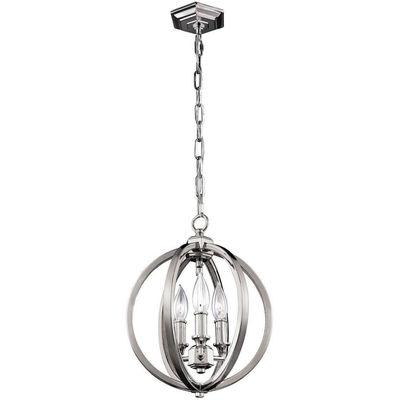 FEISS Effective hanging lamp Corinne in polished nickel - Thumbnail 2
