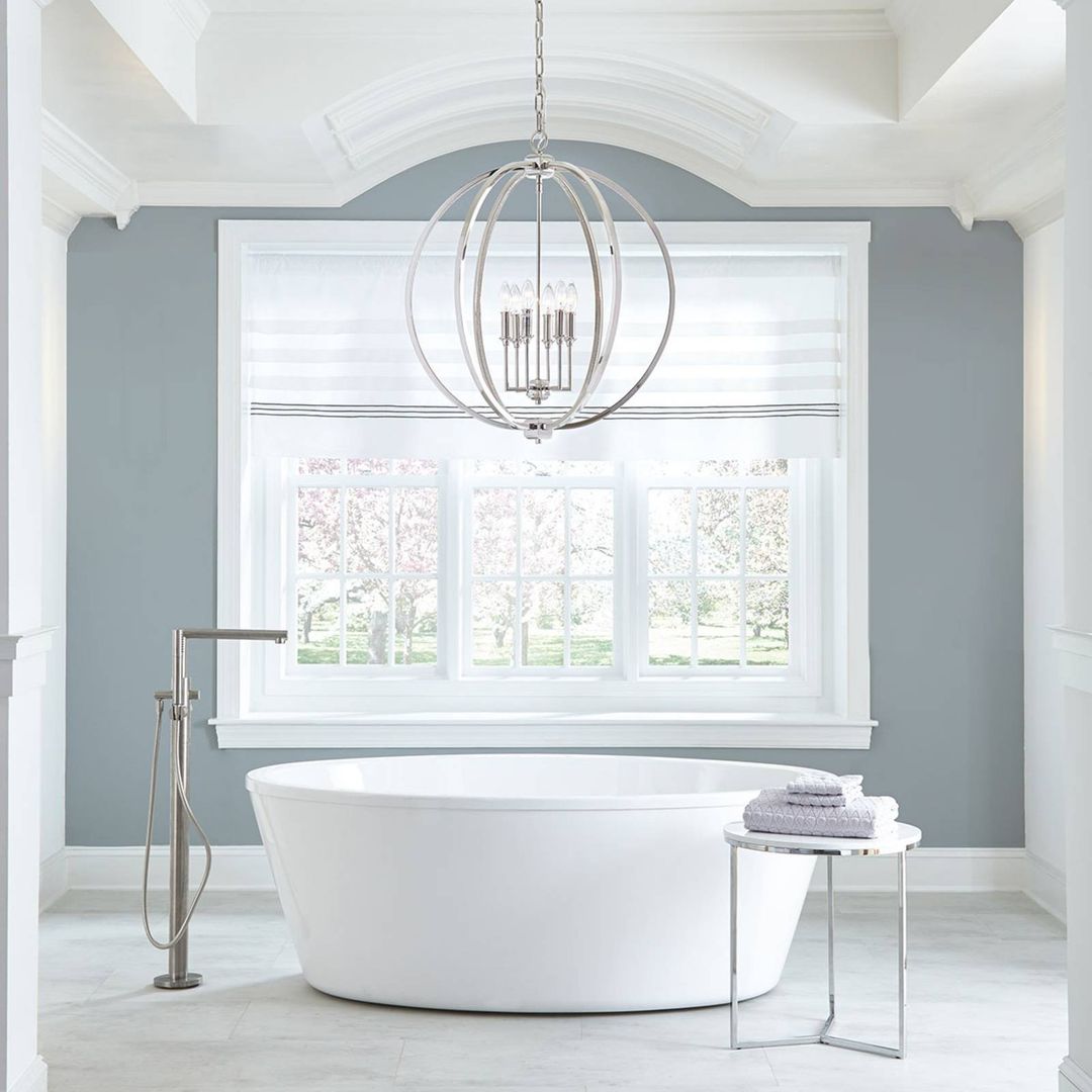 FEISS Corinne - brilliant hanging light, nickel finish - Image 1