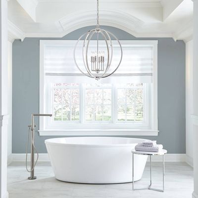 FEISS Corinne - brilliant hanging light, nickel finish
