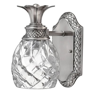 Plantation Wall Light Nickel - Nickel - Thumbnail 2