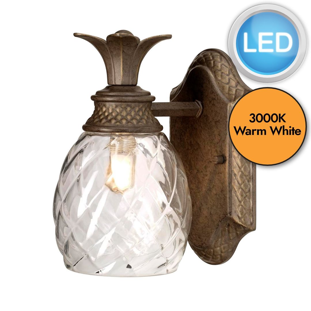 Plantation Wall Light Bronze - Bronze - Image 1