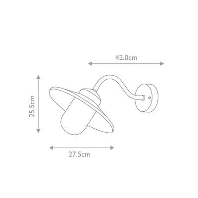 Klampenborg Wall Light White - White - Thumbnail 2