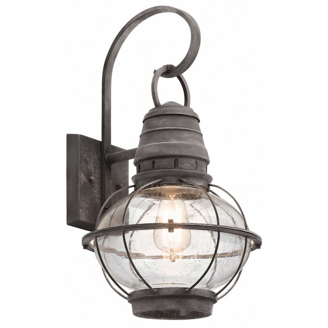 Elstead Lighting Bridge Wall Light Grey - Grey - Image 1
