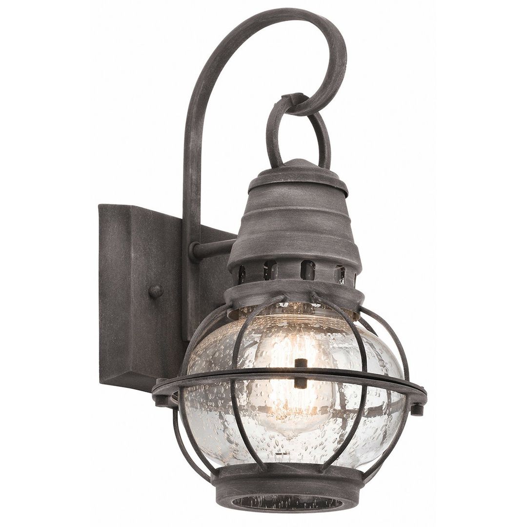 Elstead Lighting Bridge Wall Light Grey A - Grey - Image 1