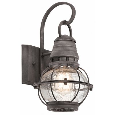 Elstead Lighting Bridge Wall Light Grey A - Grey
