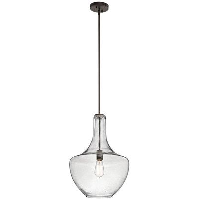 KICHLER Antique bronze socket - medium pendant lamp Everly - Thumbnail 2