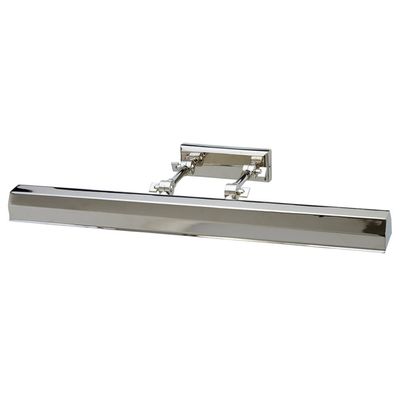 Elstead Chawton picture light, polished nickel, 65.2 cm