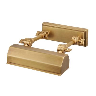 Elstead Chawton picture light, antique brass, 18.2 cm