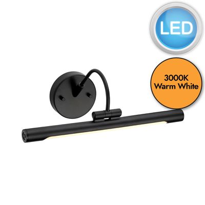 Elstead LED picture light Alton in black, 39 cm - Thumbnail 2