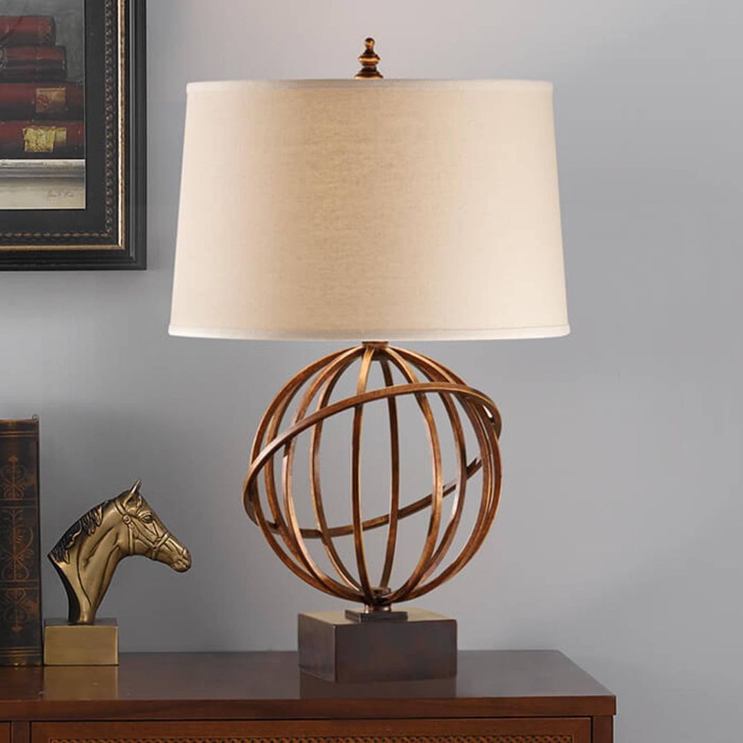 FEISS Well-designed fabric table lamp Spencer - Image 1