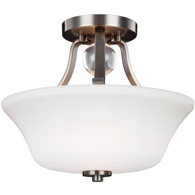 FEISS Evington semi-flush ceiling light, nickel - Thumbnail 2