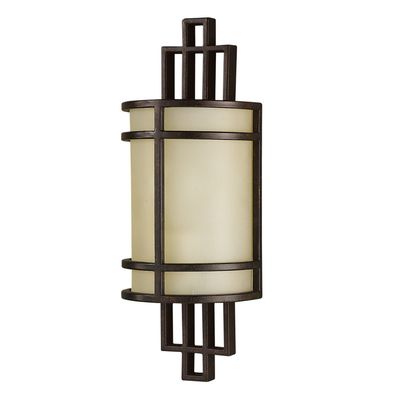 FEISS Fusion 1 wall light, bronze/amber, 39 cm - Thumbnail 2