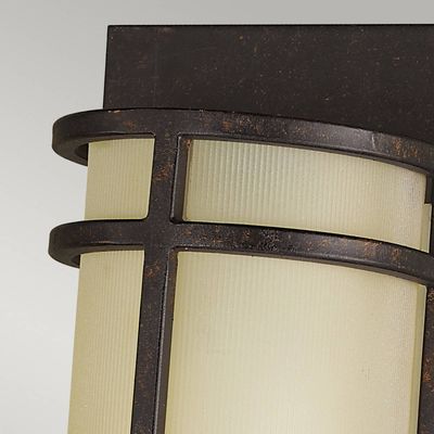 FEISS Fusion 2 wall light, bronze/cream, 43 cm