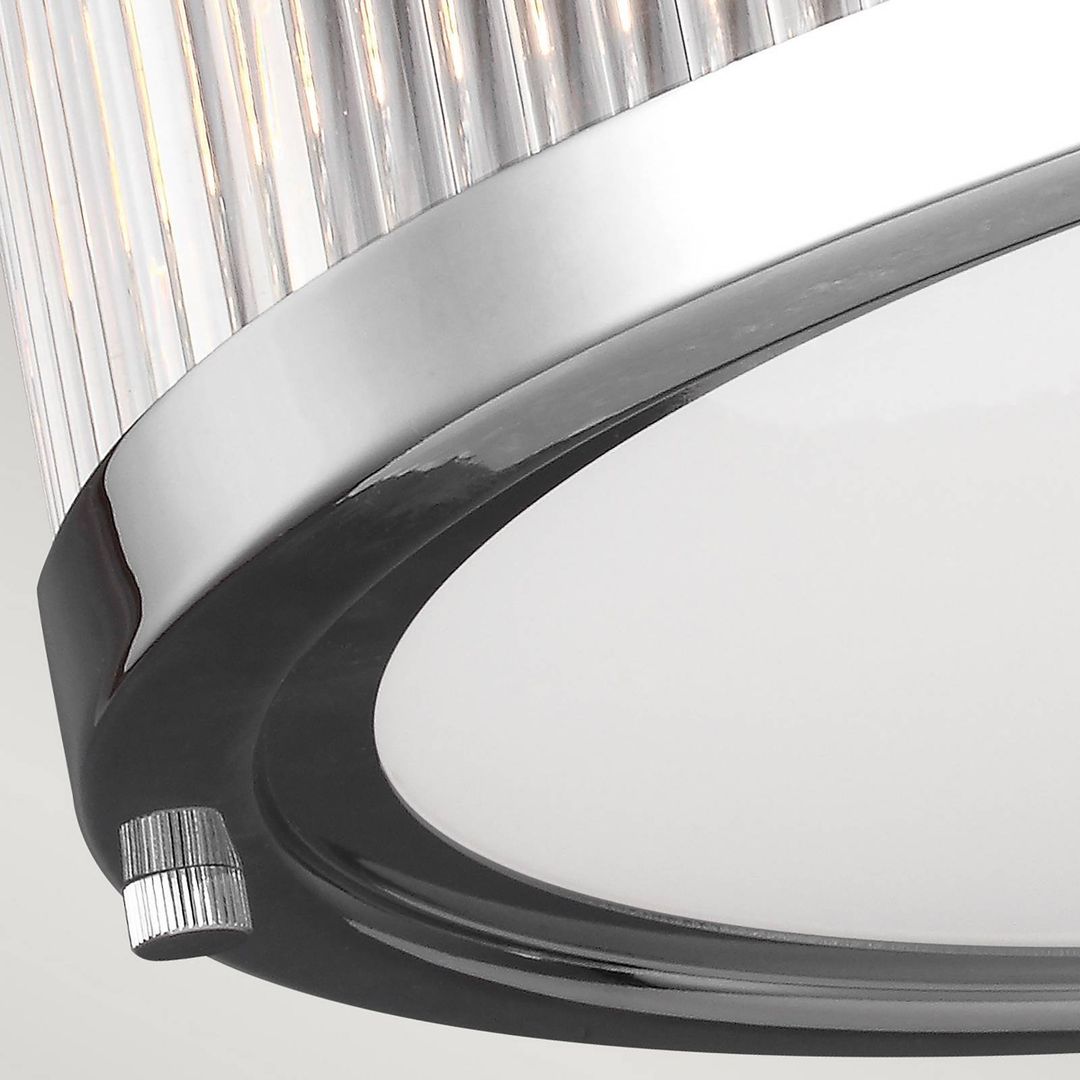 FEISS LED ceiling light Paulson IP44 chrome Ø 38.1 cm - Image 1