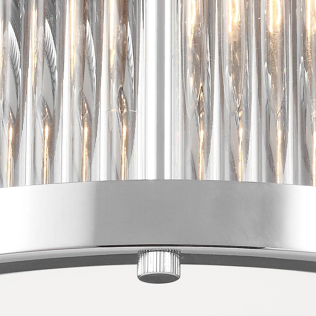 FEISS LED ceiling light Paulson IP44 chrome Ø 27.9 cm - Image 1