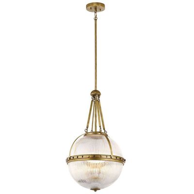 KICHLER Spherical hanging light Aster, brass - Thumbnail 2