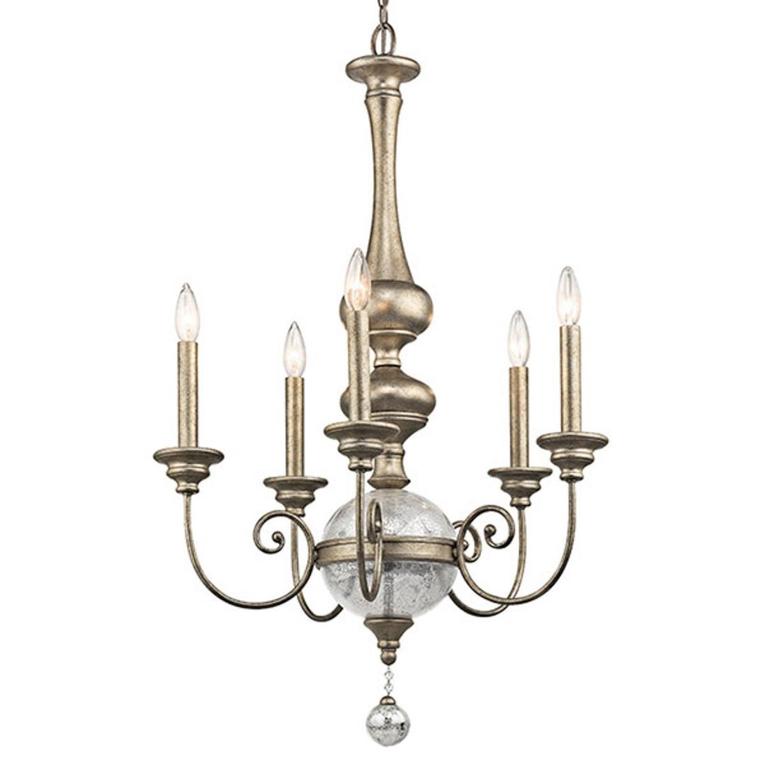 KICHLER Rosalie chandelier 5-bulb Ø 61 cm - Image 1
