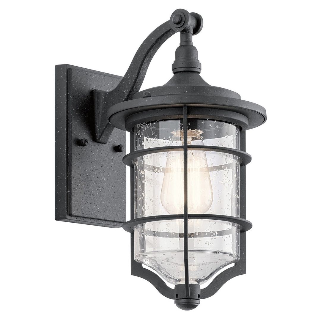 Elstead Lighting Royal Wall Light Black - Black - Image 1