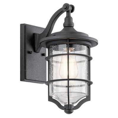 Elstead Lighting Royal Wall Light Black - Black