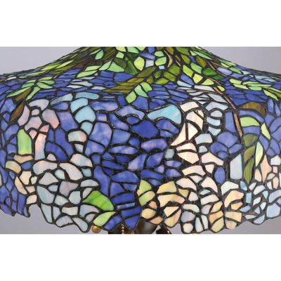 QUOIZEL Cobalt table lamp, blue/violet, height 69 cm