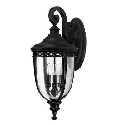 English Wall Light Black - Black