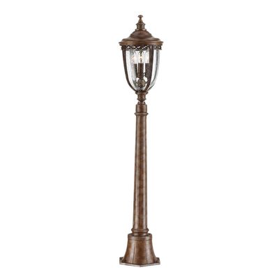 English Bollard Light Bronze - Bronze