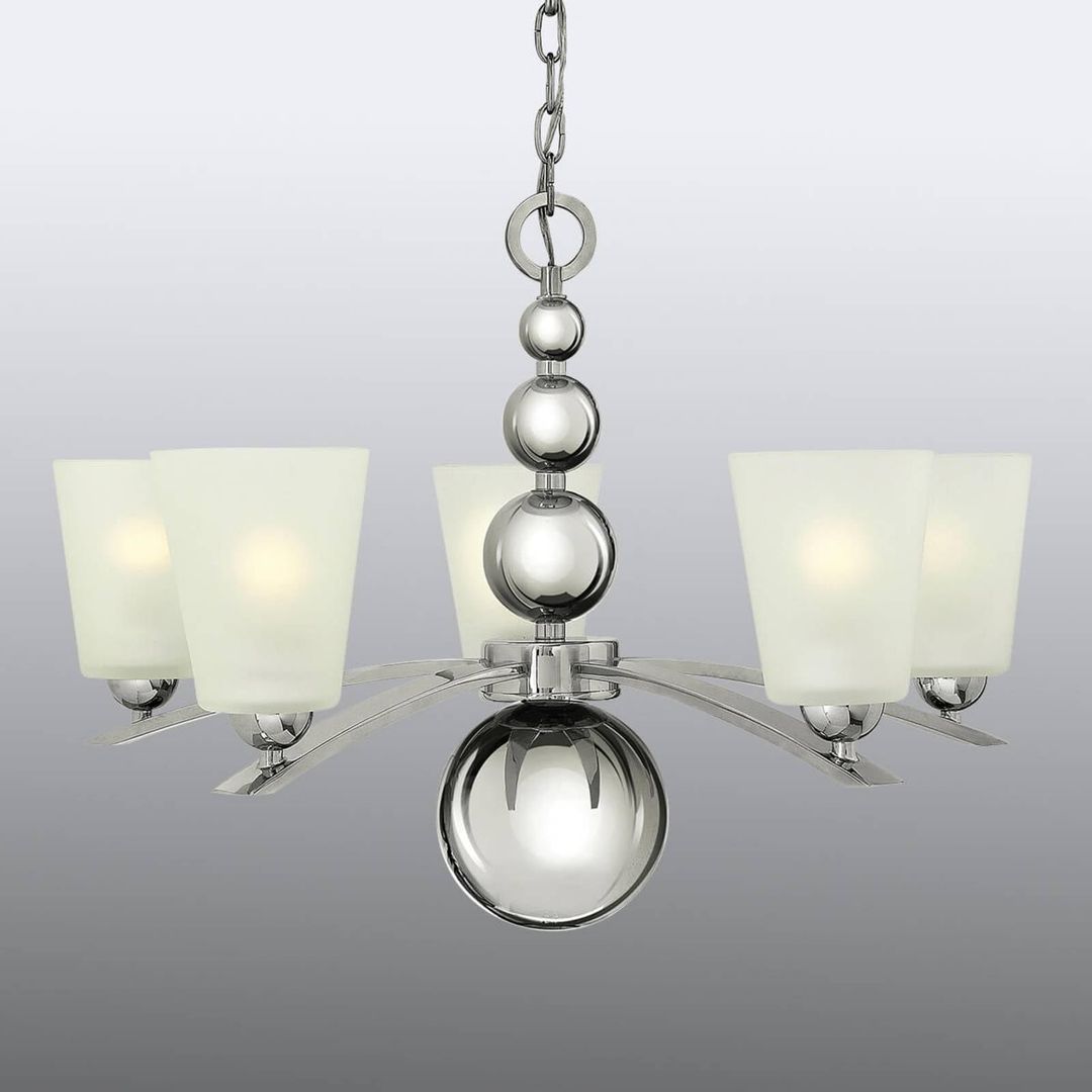 HINKLEY Five-bulb chandelier Zelda - Image 1