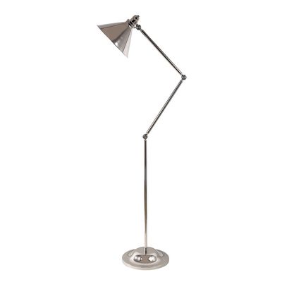 Elstead Provence - adjustable floor lamp, polished nickel