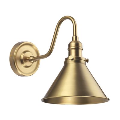 Elstead Provence wall light, antique brass, height 28 cm - Thumbnail 2