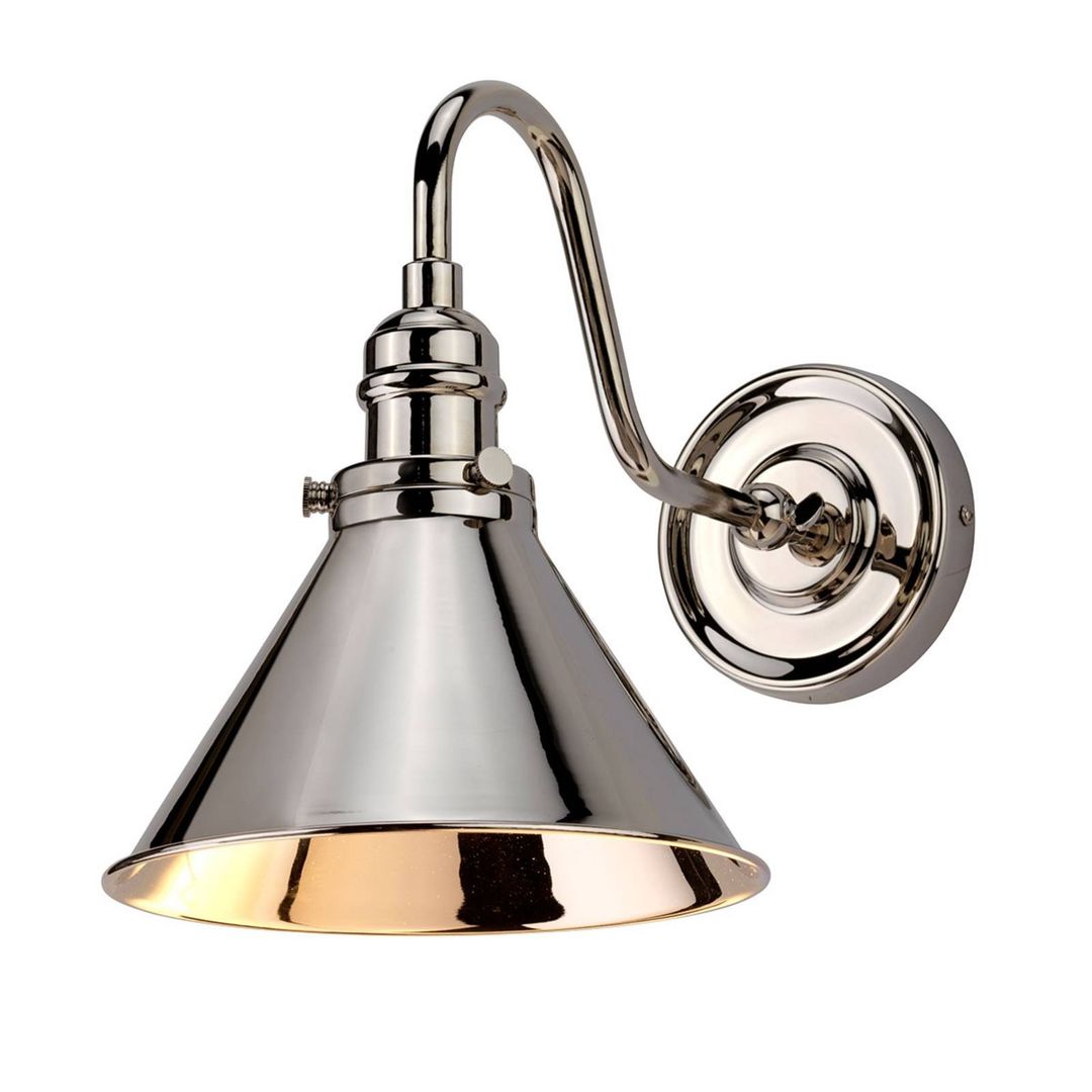 Elstead Wall light Provence in a polished nickel finish - Image 1
