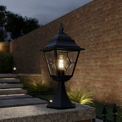 Norfolk Pedestal Light Black - Black - Thumbnail 2