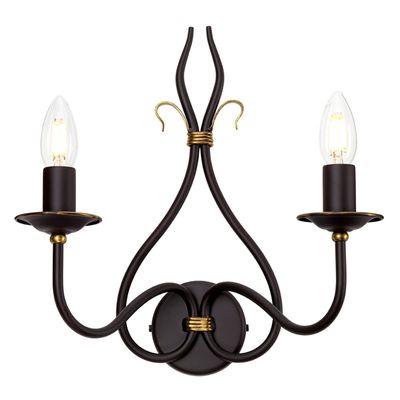 Elstead Windermere wall light, two-bulb