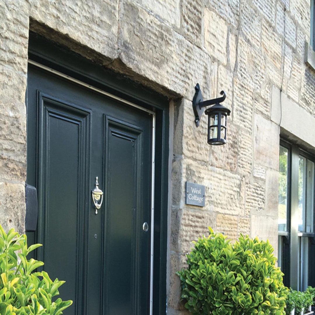 Elstead Lighting Hereford Wall Light Black B - Black - Image 1