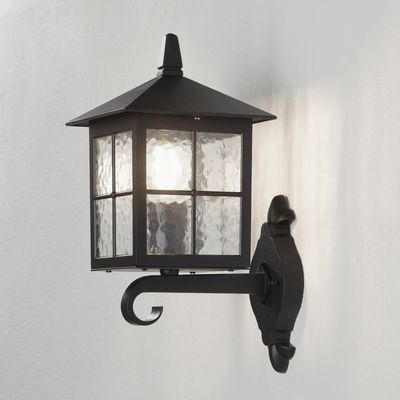 Elstead Lighting Winchester Wall Light Black - Black - Thumbnail 2