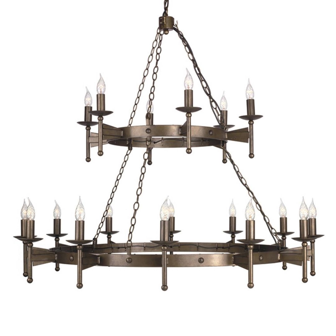 Elstead Cromwell Chandelier Medieval Eighteen Bulbs - Image 1